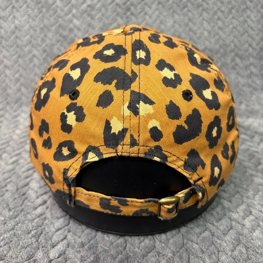 Leopard Print Baseball Cap Adjustable Animal Pattern Hat OSFM 1323
